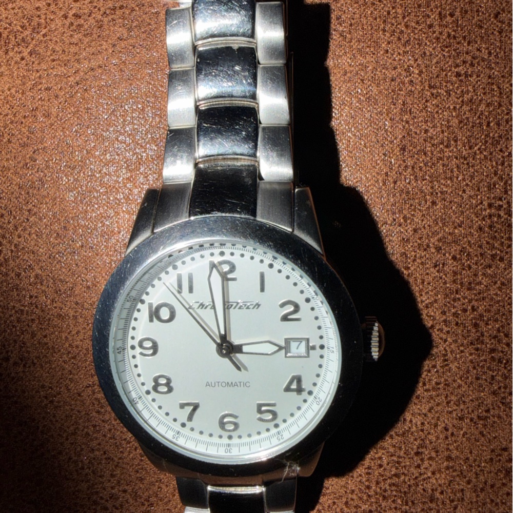 Chronotech Men's Stainless Steel Vintage Automatic Watch - Picture 6 of 10